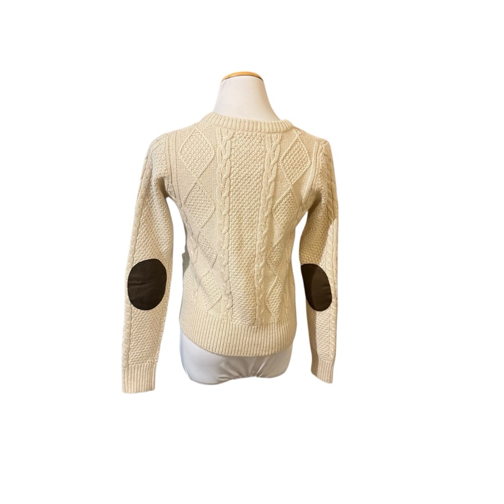 Fenn Wright Manson Cream Cable Knit Women's Cardigan Sweater - Picture 3 of 6